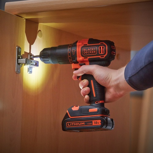 Black and Decker - Aku prklepov vtaka 18V  - BDCHD18KB