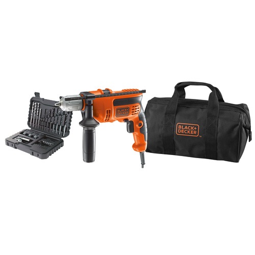 Black and Decker - Prklepov vtaka 710 W s kblom a s 32 kusmi prsluenstva a lonou braou - KR714S32